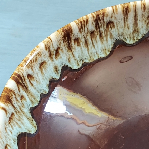 Vintage Brown Drip Bowl - Picture 5 of 9